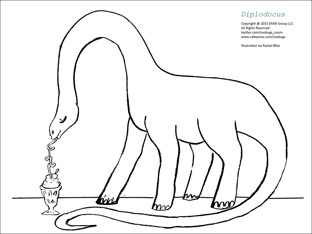 Dinosaur Coloring Sheets 8